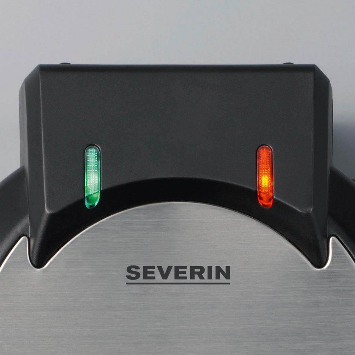 WAFFELEISEN  - Schwarz, Basics, Metall (20,3/25,5/10,5cm) - Severin