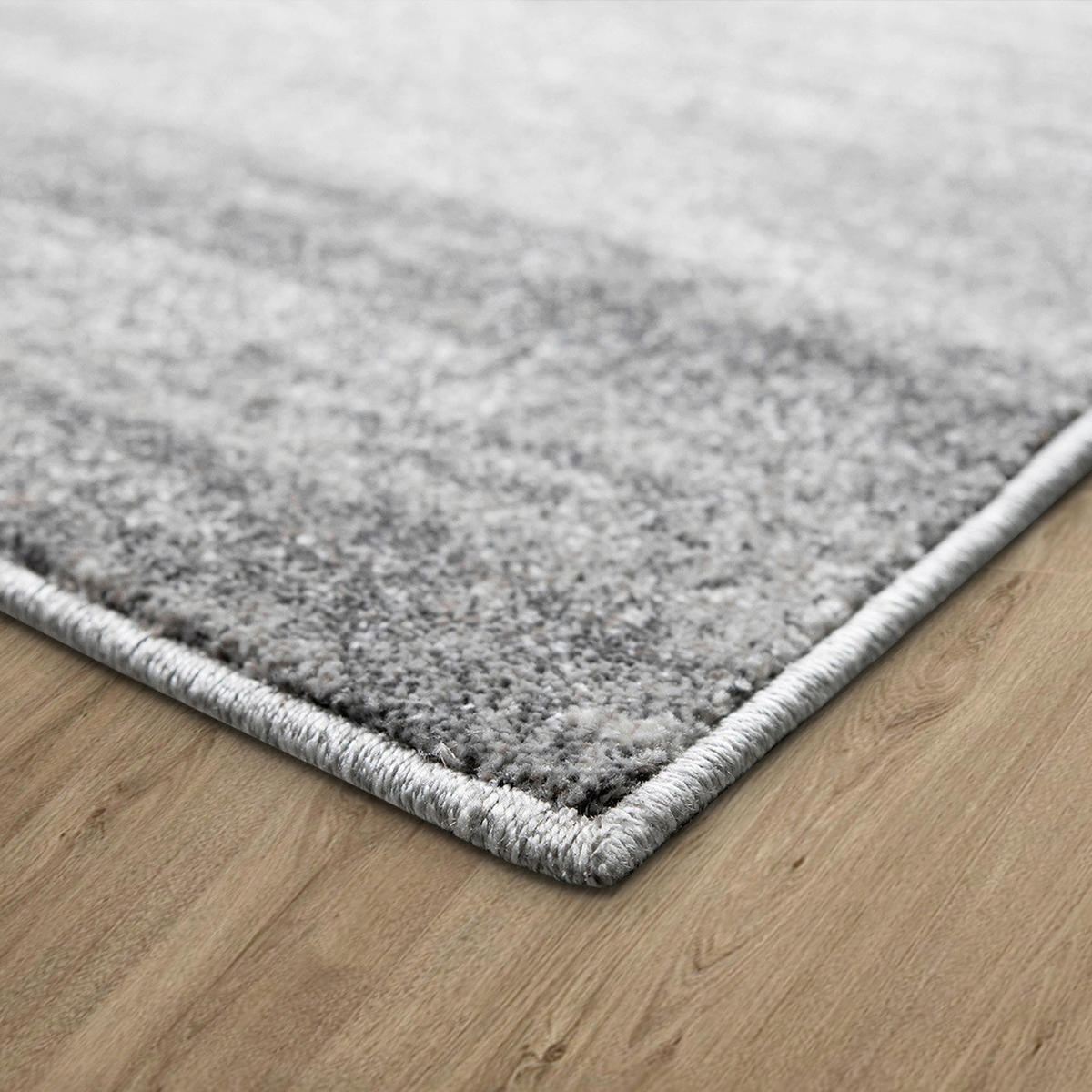 WEBTEPPICH 60/110 cm Mercur Grau  - Grau, Design, Kunststoff/Textil (60/110cm) - Novel
