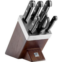 MESSERBLOCK ZWILLING GOURMET 7-teilig  - Eschefarben, Basics, Metall - Zwilling