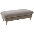 HOCKER Atlanta 2.0 Webstoff Eiche Greige  - Greige/Eichefarben, Design, Holz/Textil (132/85/67cm) - Dieter Knoll