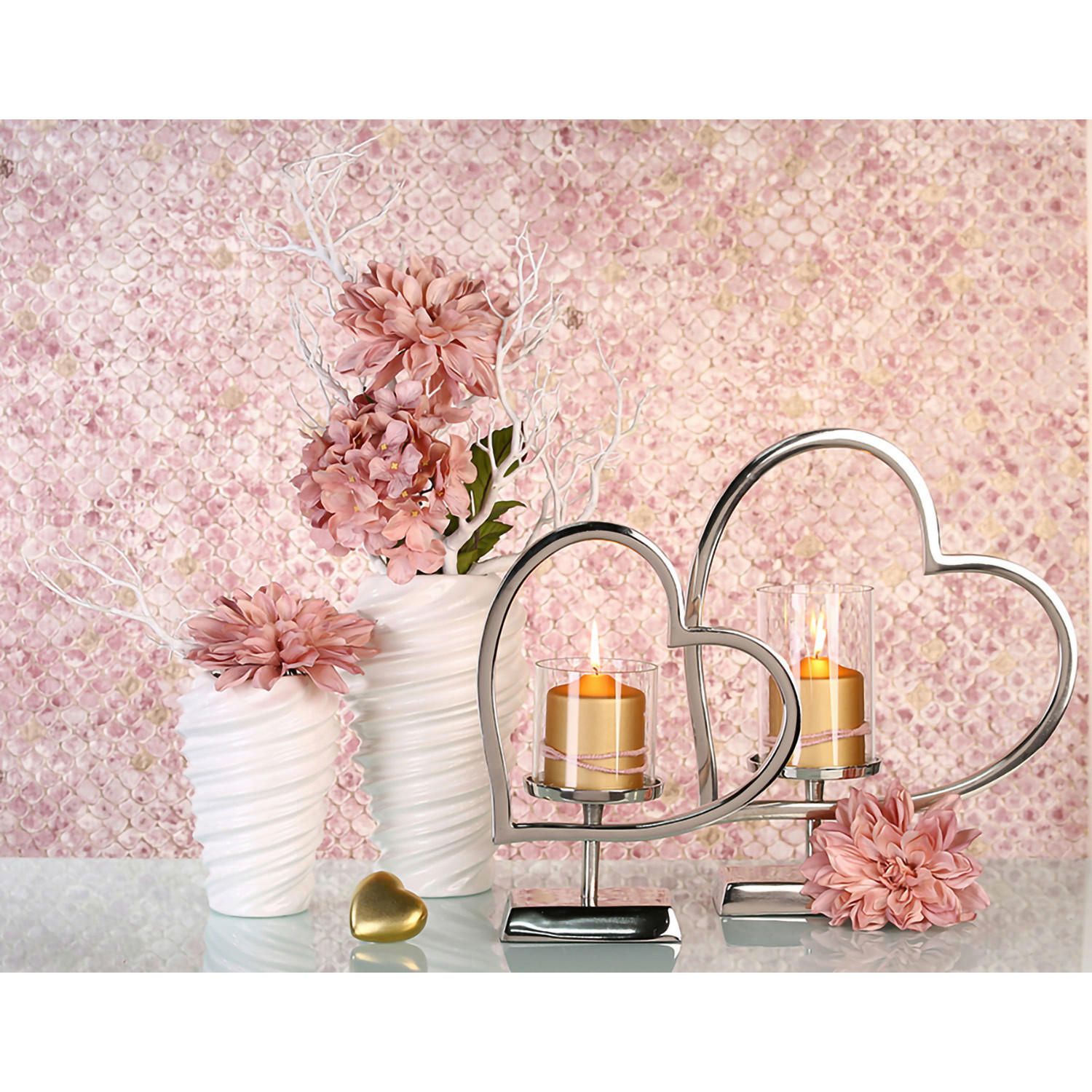 VASE Twist  - Weiß, Basics, Keramik (17/27cm)