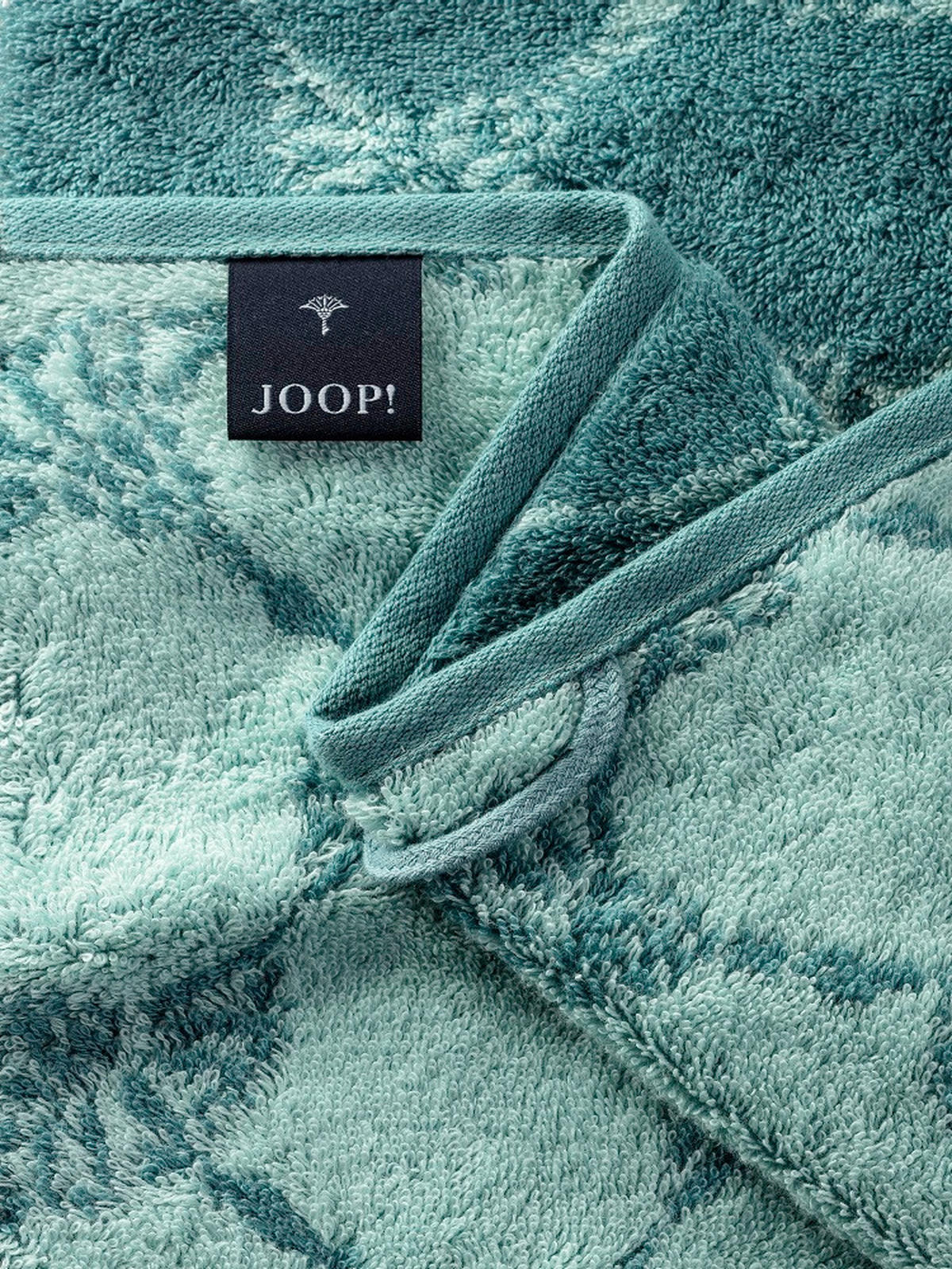 HANDTUCH CORNFLOWER Jadegrün  - Jadegrün, Basics, Textil (50/100cm) - Joop!