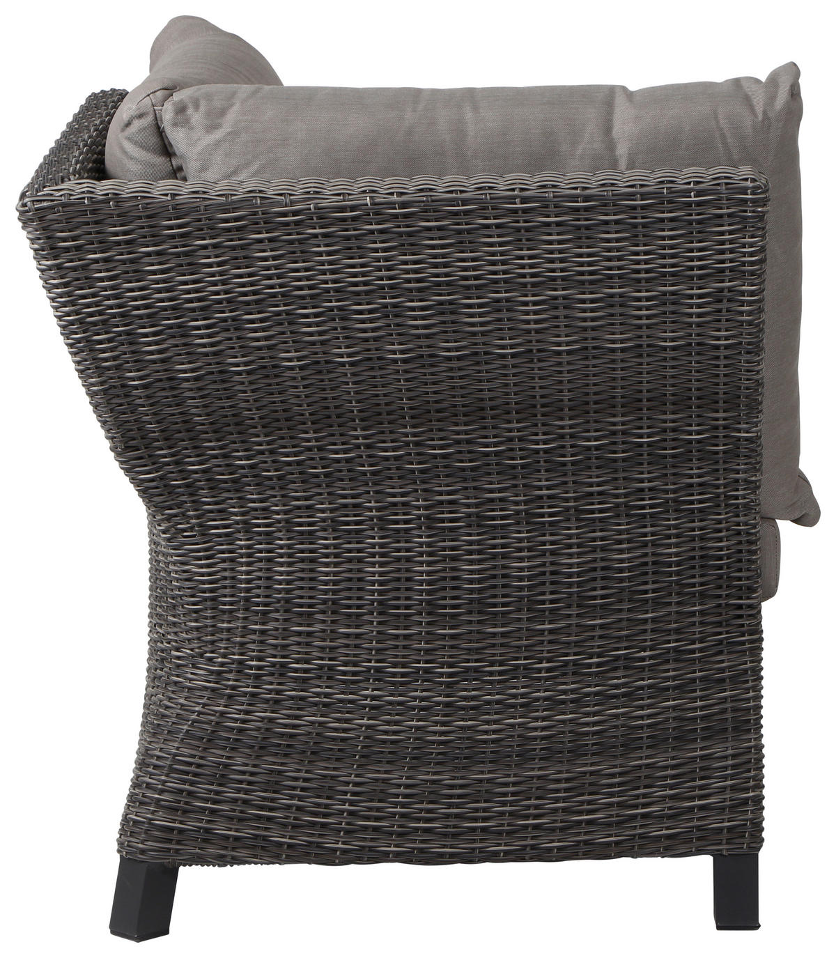 LOUNGEGARNITUR 3-teilig   219/88/219 cm Aluminium  - Grau, Basics, Keramik/Kunststoff (219/88/219cm) - Siena Garden