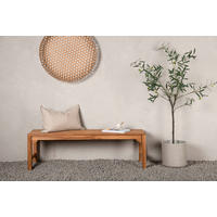 GARTENBANK 150/45/40 cm Teakholz   - Teakfarben, KONVENTIONELL, Holz (150/45/40cm) - Gardenson