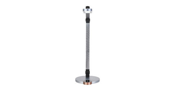 LED-SCHREIBTISCHLEUCHTE - Chromfarben/Anthrazit, Basics, Kunststoff/Metall (76cm) - Novel