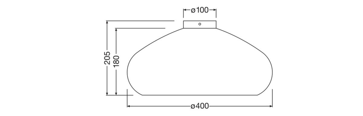 DECKENLEUCHTE 40/20,5 cm   - KONVENTIONELL (40/20,5cm) - Ledvance