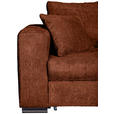 ECKSOFA in Webstoff Terracotta  - Terracotta/Braun, KONVENTIONELL, Holz/Textil (170/235cm) - Carryhome