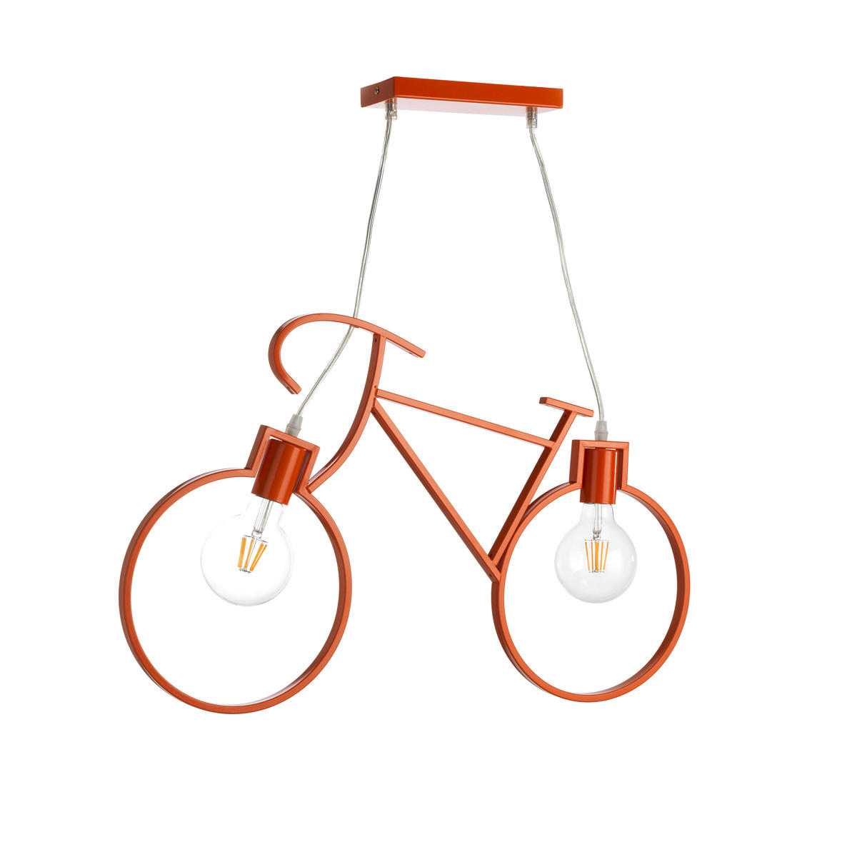 KINDERHÄNGELEUCHTE 67/4/125 cm   - Orange, Basics, Metall (67/4/125cm)