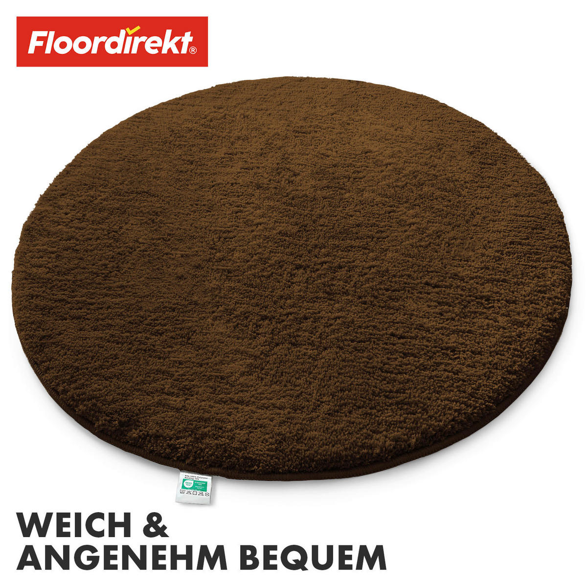 BADEMATTE SKY Braun 120 cm  - Braun, Basics, Kunststoff/Textil (120cm) - Floordirekt