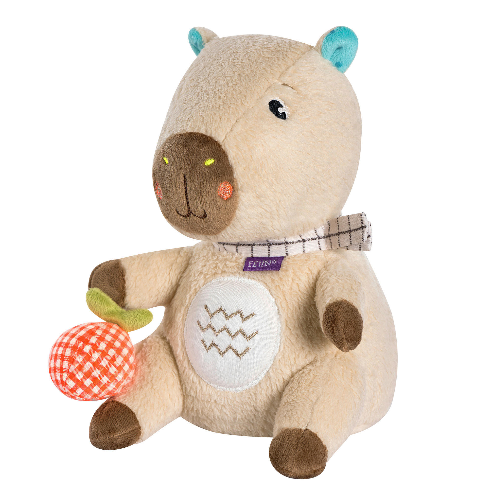 KINDER-NACHTLICHT Capybara Clara 20/10,5/11,6 cm   - Multicolor, Basics, Textil (20/10,5/11,6cm) - Fehn