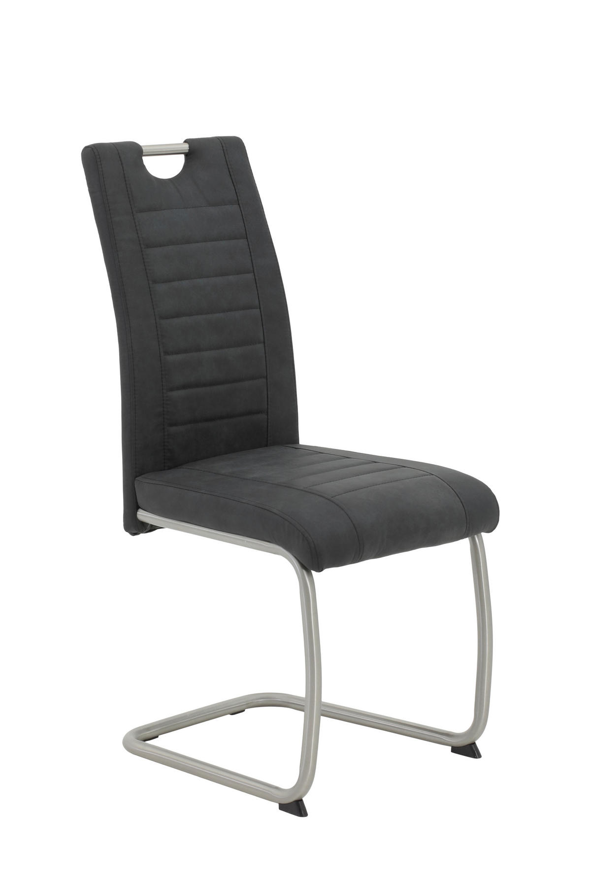 TISCHGRUPPE   - Anthrazit/Sonoma Eiche, MODERN, Textil/Metall (140 - 220/76/90cm) - MID.YOU