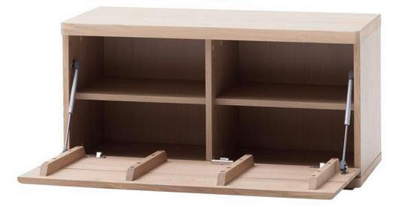 GARDEROBE 5-teilig  in 260/204/38 cm  - Eichefarben, Natur, Holz/Holzwerkstoff (260/204/38cm) - Linea Natura