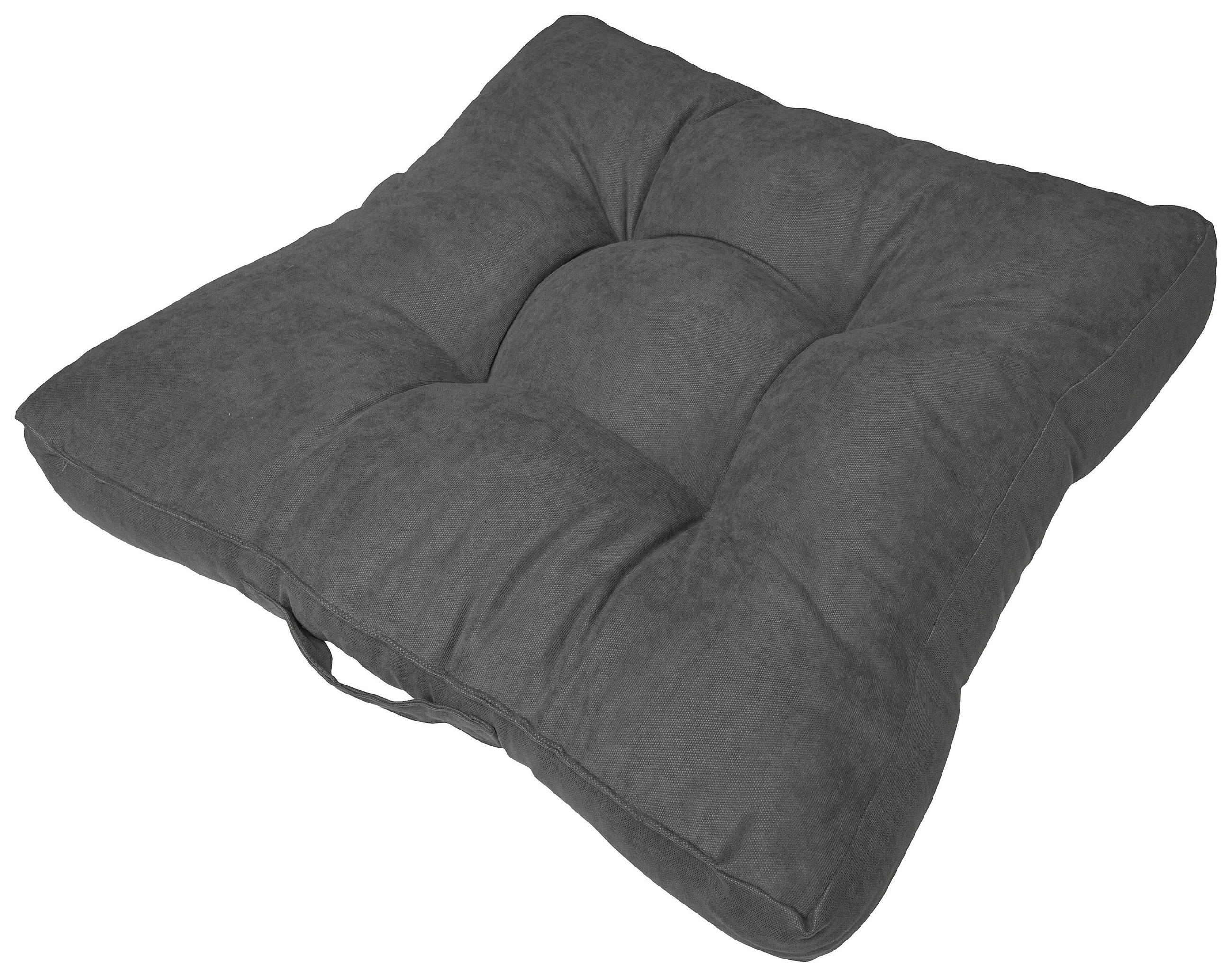 JASTUK ZA SJEDENJE 50/50 cm    LIVIA  - siva, Konvencionalno, tekstil (50/50cm) - Novel