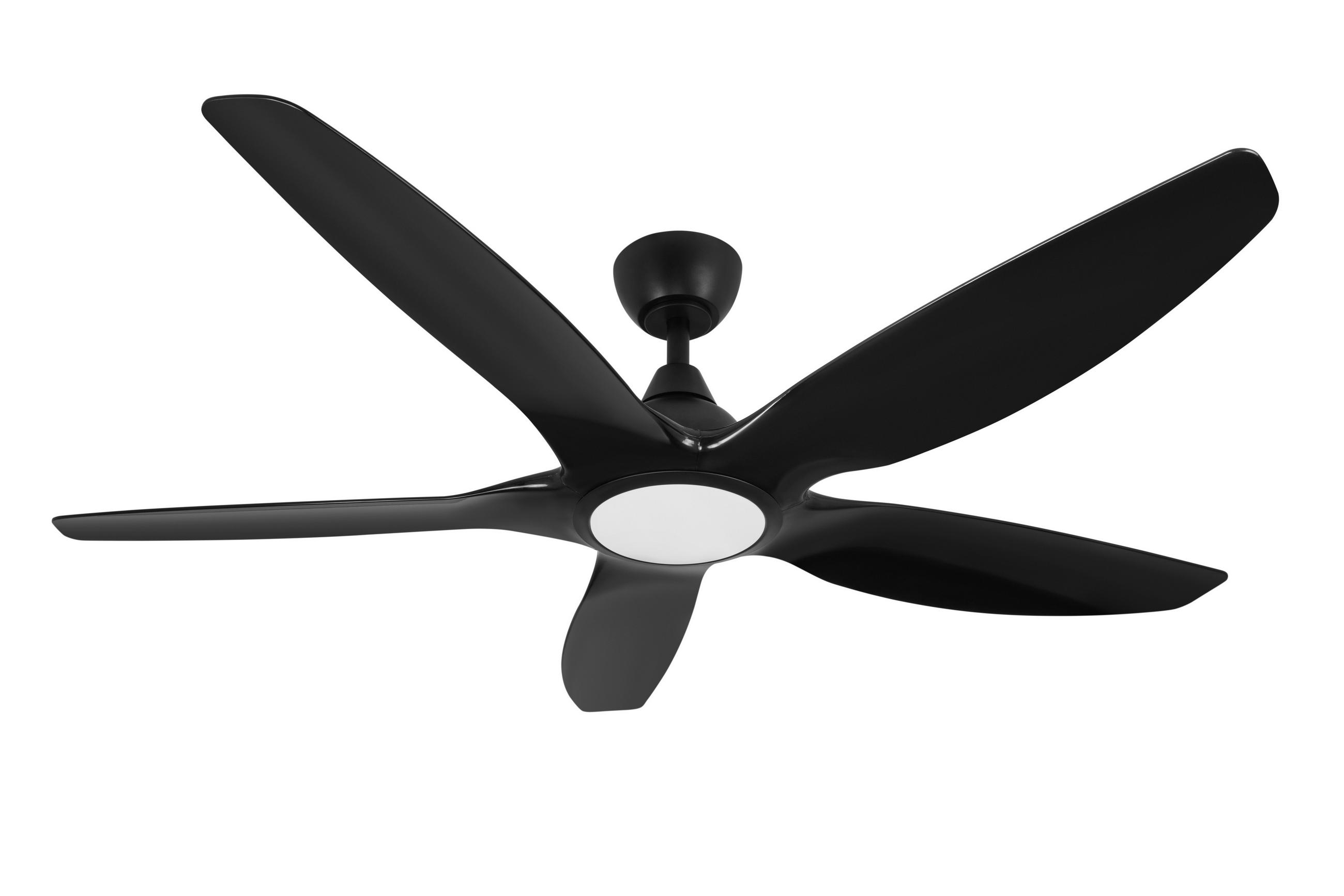 PLAFONSKI VENTILATOR - crna, Osnovno, metal/plastika (157,5cm) - Mican