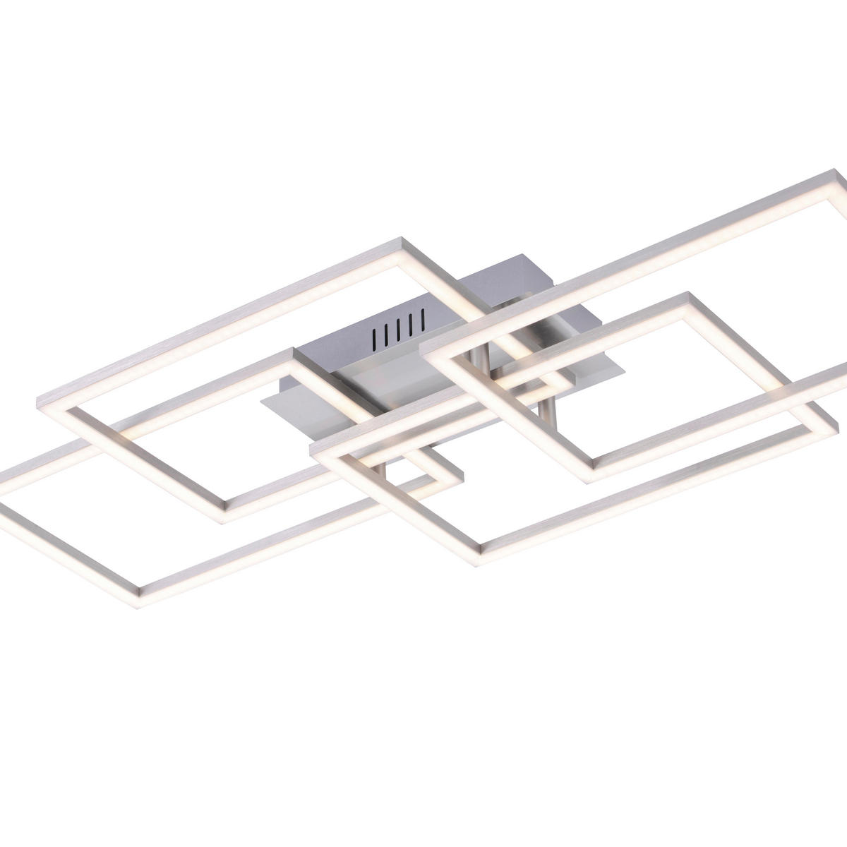 LED-DECKENLEUCHTE 70/34,5/9,5 cm   - Alufarben, Design, Kunststoff/Metall (70/34,5/9,5cm)