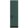 APOTHEKERSCHRANK 60/206,8/57,1 cm  in Anthrazit, Dunkelgrün  - Dunkelgrün/Anthrazit, Basics, Holzwerkstoff/Metall (60/206,8/57,1cm) - Optifit