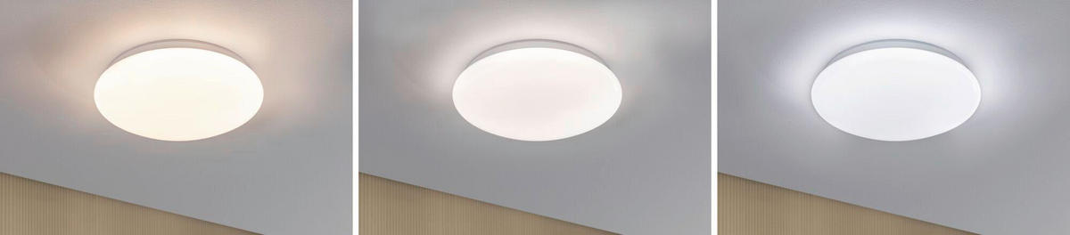 LED-DECKENLEUCHTE Leonis II 28,0/8,0 cm   - Weiß, Basics, Kunststoff (28,0/8,0cm) - Paulmann