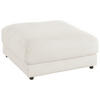 HOCKER in Textil Weiss  - Weiss/Schwarz, Design, Kunststoff/Textil (100/86/100cm) - Lomoco