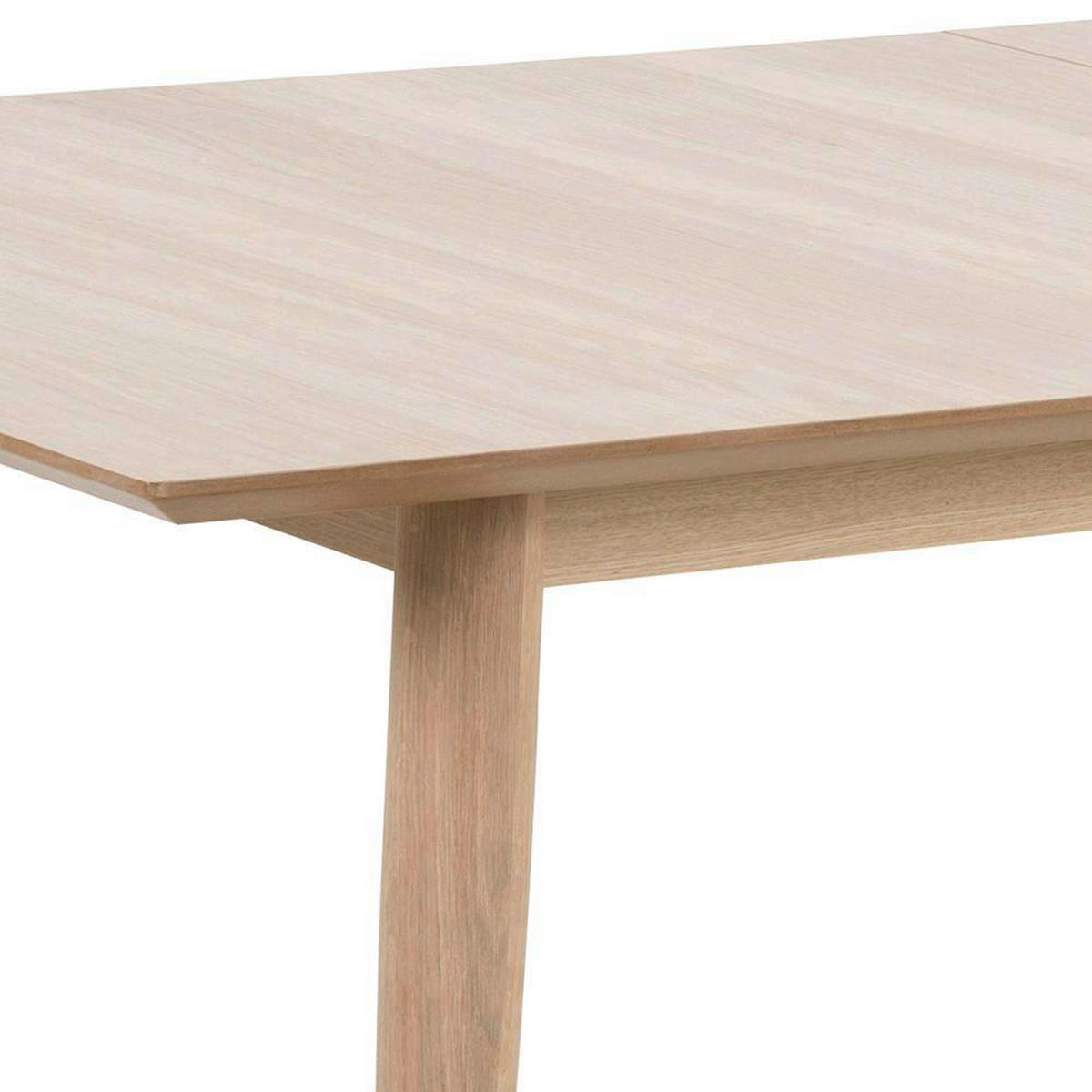 MATBORD 200/100/75,3 cm delar i massivt trä  trä, trämaterial utdragbar rektangulär ekfärgad  - ekfärgad, Klassisk, trämaterial/trä (200/100/75,3cm) - Best Price