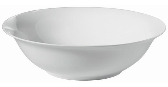 SALATSCHÜSSEL SUNSET 23 cm - Weiß, Basics, Keramik (23cm) - Novel