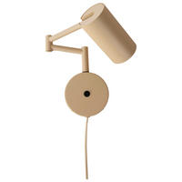 NÁSTENNÉ SVIETIDLO, 33/27 cm  - béžová, Design, kov (33/27cm) - It's about Romi