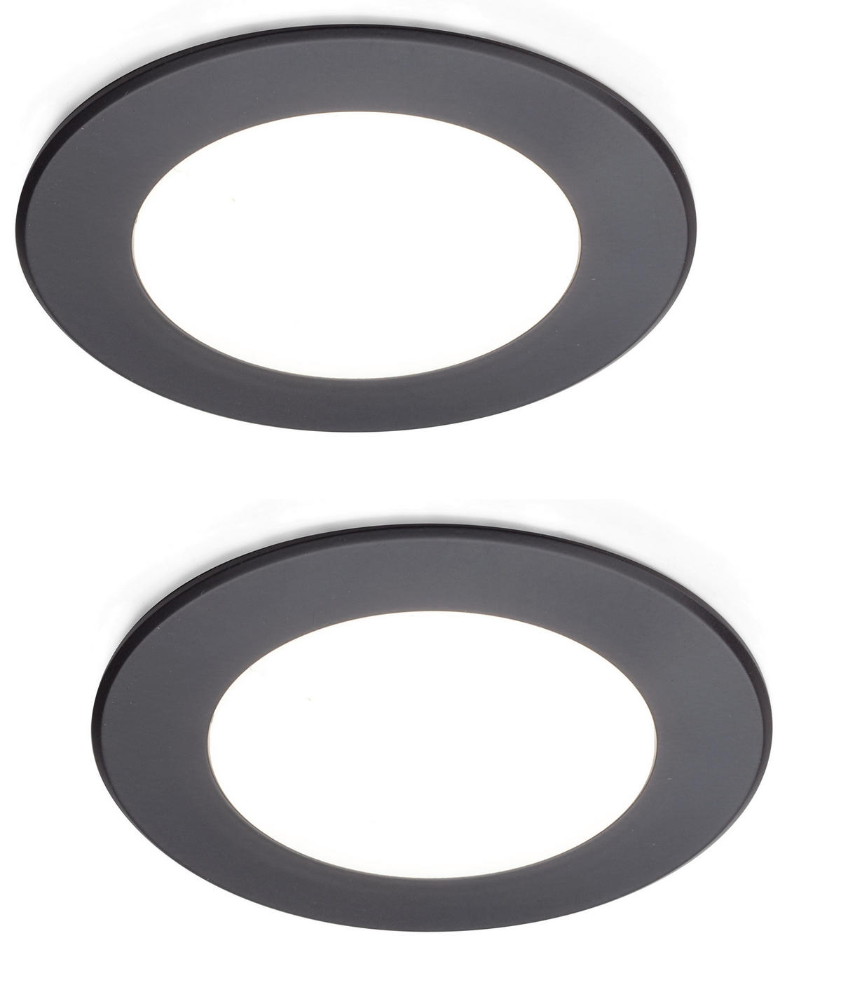 UNTERBAULEUCHTEN-SET - Schwarz, Basics, Kunststoff (68/68/8cm) - HKT