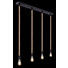 HÄNGELEUCHTE - Schwarz/Braun, Trend, Naturmaterialien/Metall (100/10/150cm) HÄNGELEUCHTE - Schwarz/Braun, Trend, Naturmaterialien/Metall (100/10/150cm)
