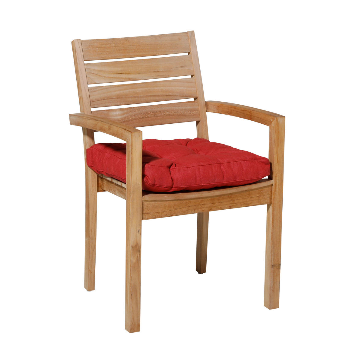 SITZKISSEN 47/47/6 cm    - Rot, Basics, Textil (47/47/6cm)