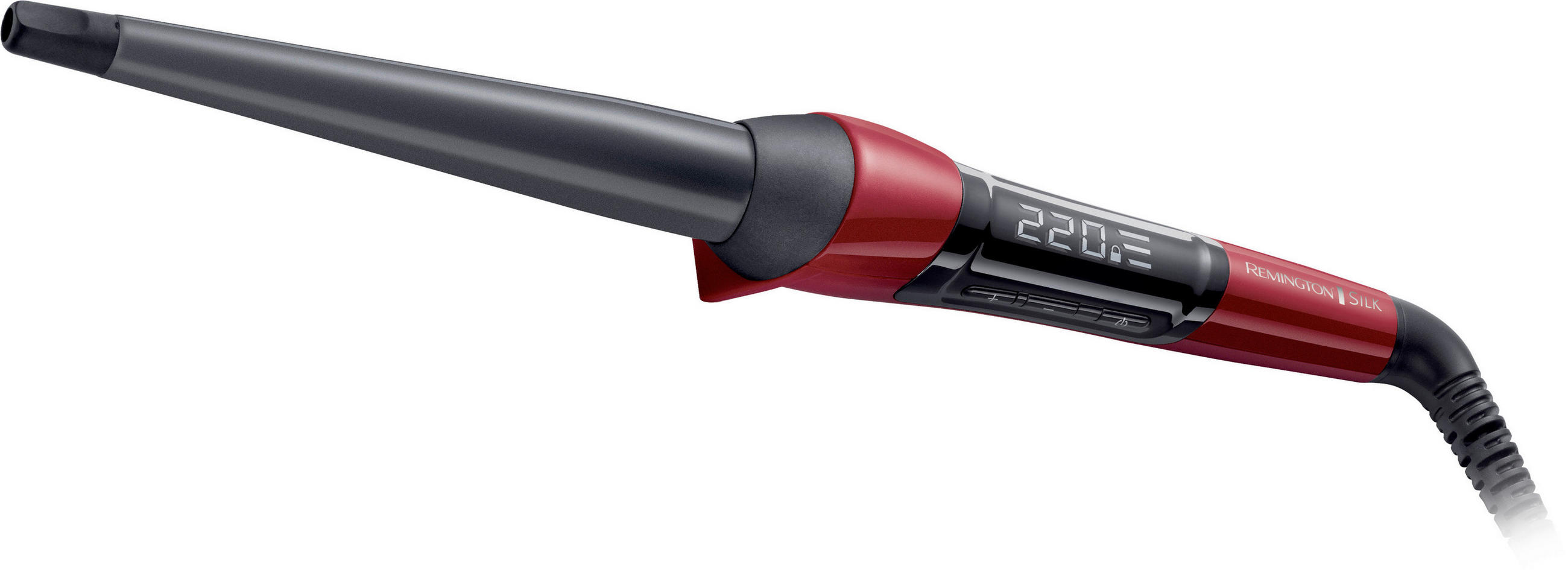 HAARSTYLER  - Rot/Schwarz, Basics, Kunststoff (4/5/37,0cm) - Russell Hobbs