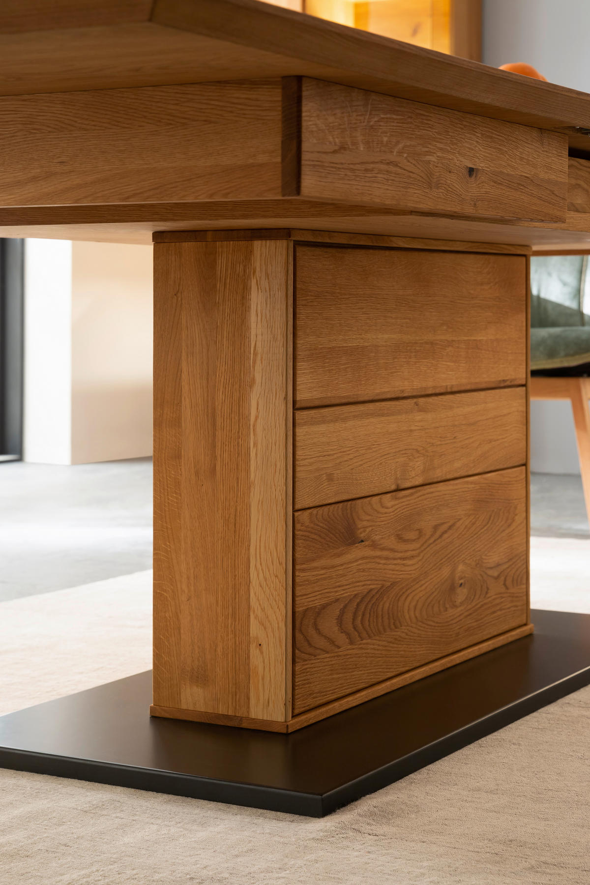 ESSTISCH in Holz, Holzwerkstoff 180-230/100/77 cm  - Wildeiche/Anthrazit, Natur, Holz/Holzwerkstoff (180-230/100/77cm) - MID.YOU