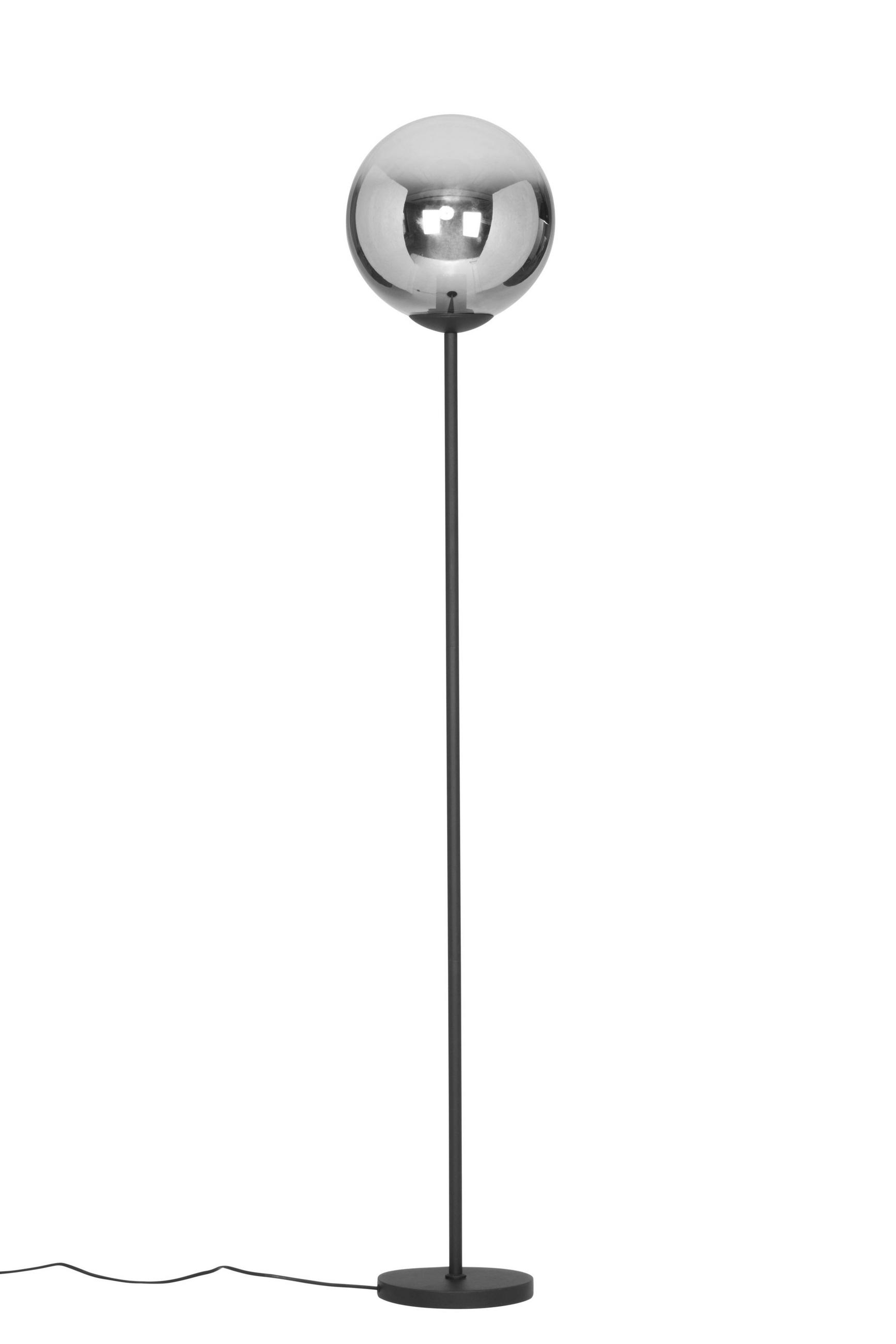 STEHLEUCHTE 30/165 cm    - Schwarz, Basics, Glas/Kunststoff (30/165cm) - Novel