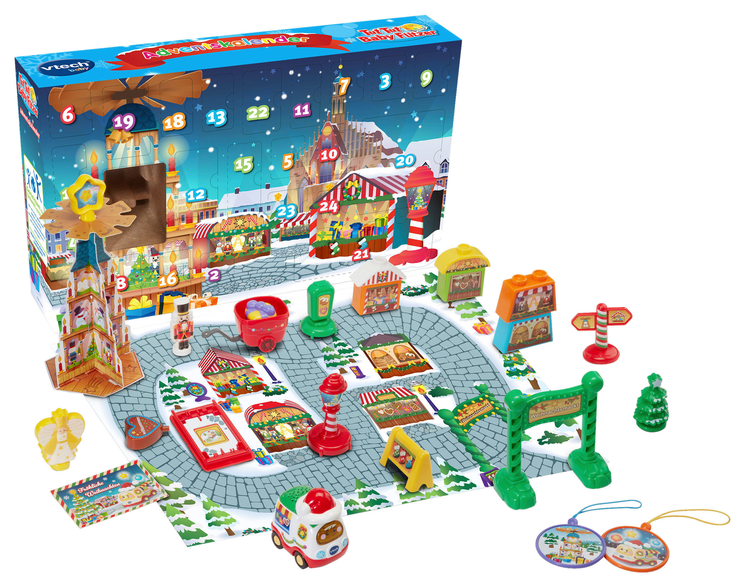 ADVENTSKALENDER - Multicolor, Basics, Kunststoff (55/33/10cm) - Vtech