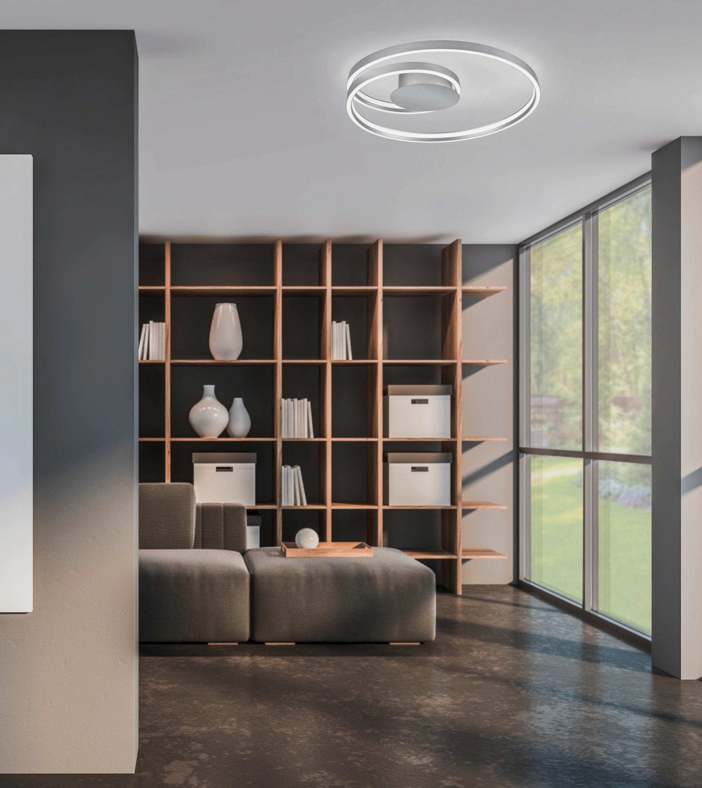 STROPNA LED-SVETILKA CINQUE 46 W//2000-4000 K/230 V/ - črna/bela, Trendi, kovina/umetna masa (72/12cm) - Cinque