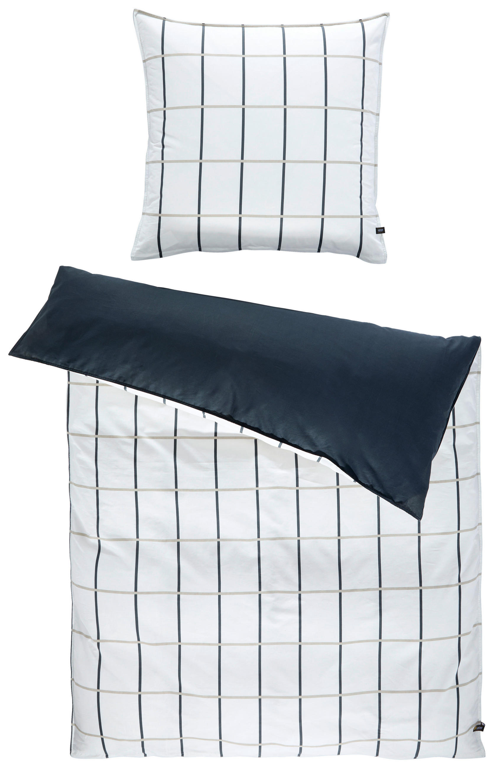 WENDEBETTWÄSCHE SW-Perform beige Perkal 135/200 cm  - Beige/Creme, Design, Textil (135/200cm) - Schöner Wohnen