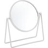 SMINKTÜKÖR  - fehér, Basics, Üveg/fém (20,9/7,9/22,7cm) - Homeware
