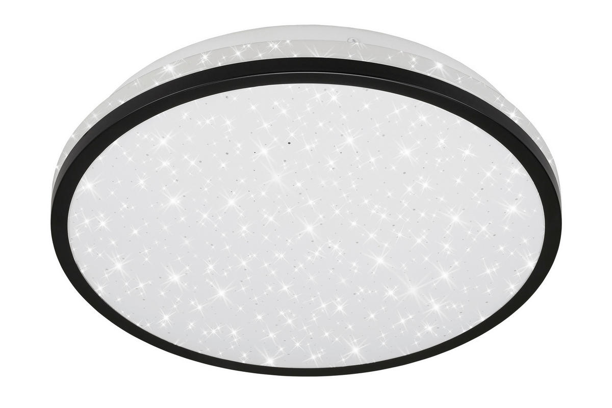 LED-DECKENLEUCHTE - Schwarz, Design, Kunststoff (28/7cm) - Briloner
