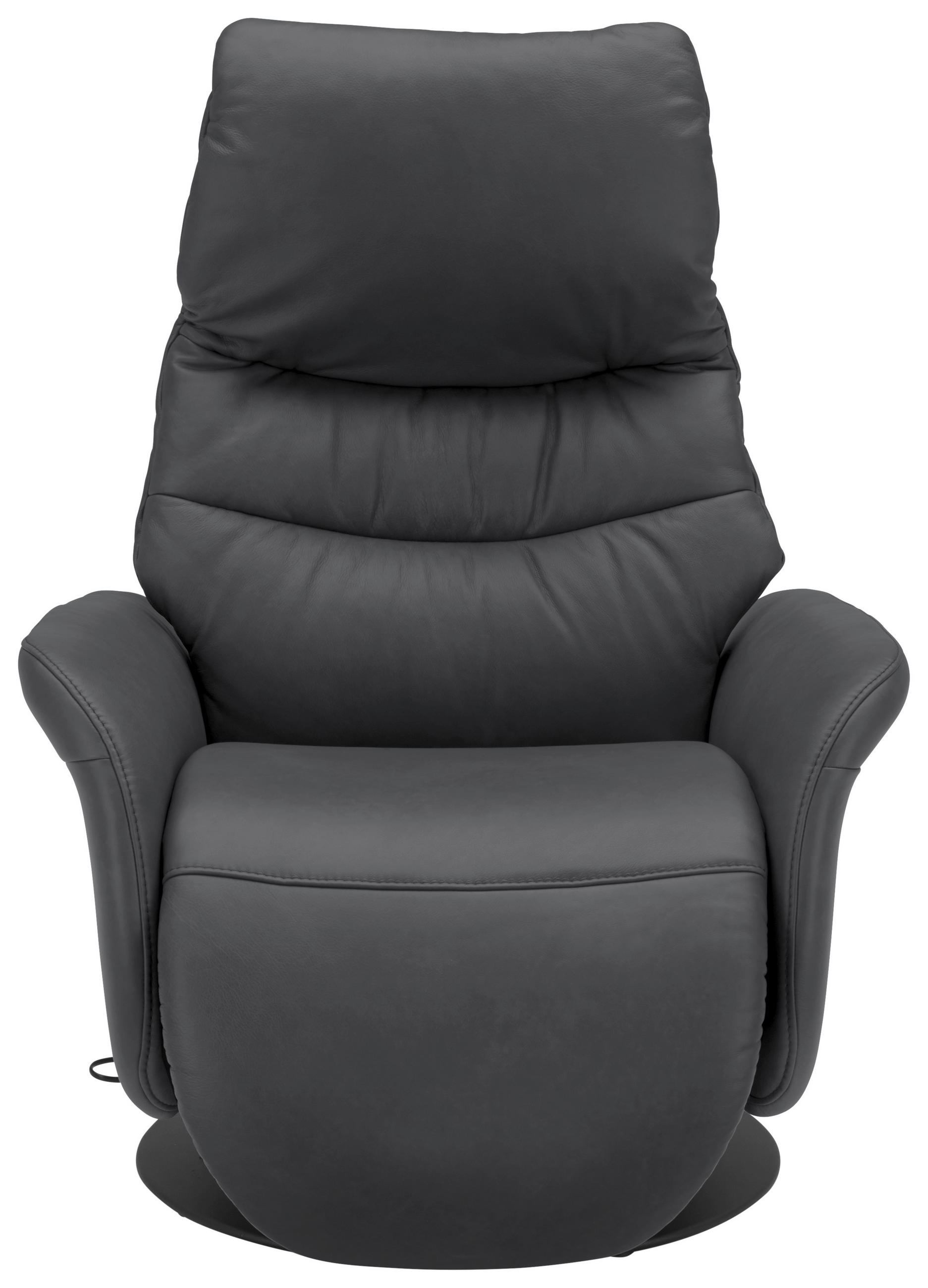 RELAXSESSEL in Leder Dunkelgrau  - Dunkelgrau/Anthrazit, Design, Leder/Metall (78/111/85cm) - Himolla Komfortklass