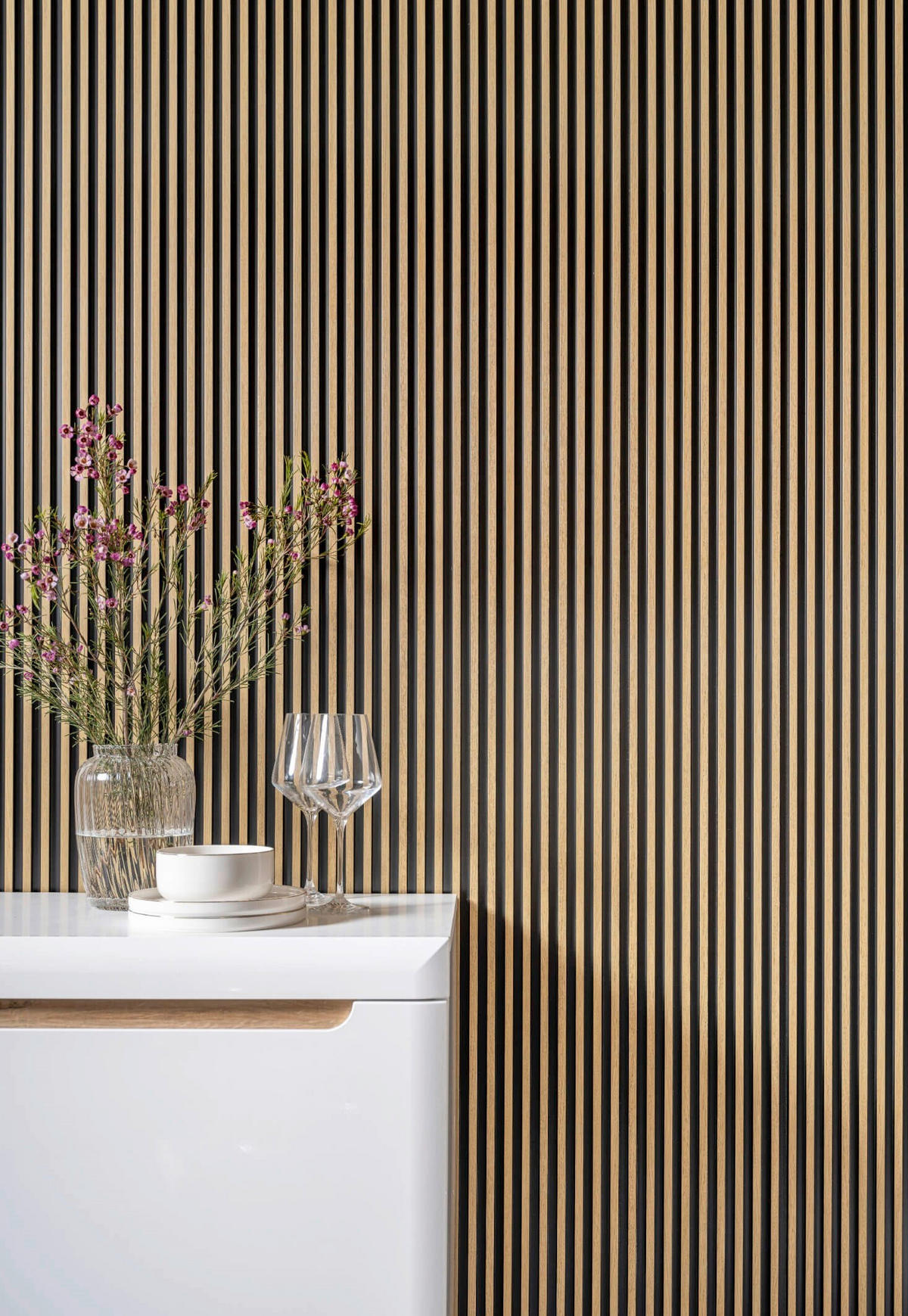 OBLOGA ZIDNA  smeđa  - smeđa, Basics, plastika (270/12/1.2cm)