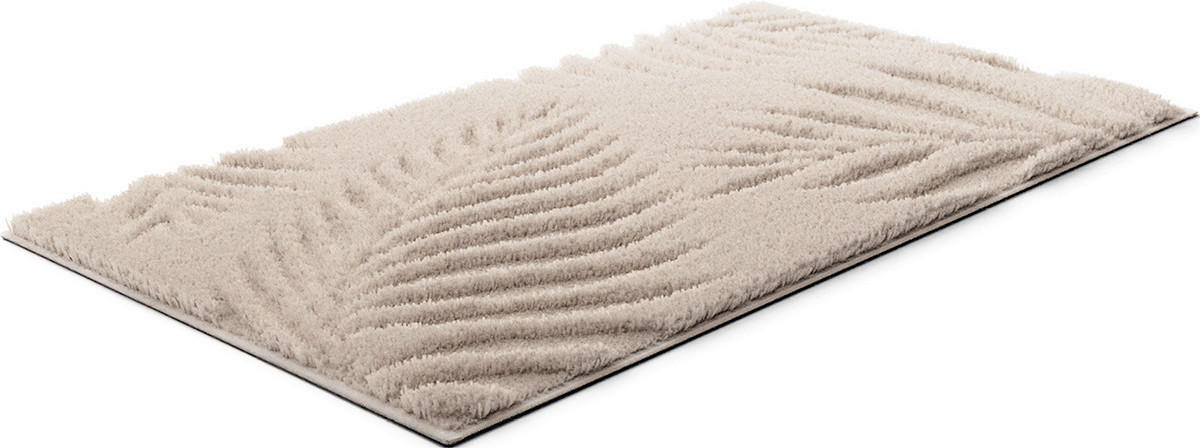 BADTEPPICH FERYA Beige 60/100 cm  - Beige, Basics, Kunststoff/Textil (60/100cm) - Grund