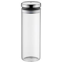 VORRATSGLAS 1,5 L  - Klar/Edelstahlfarben, Basics, Glas/Metall (1,5l) - WMF