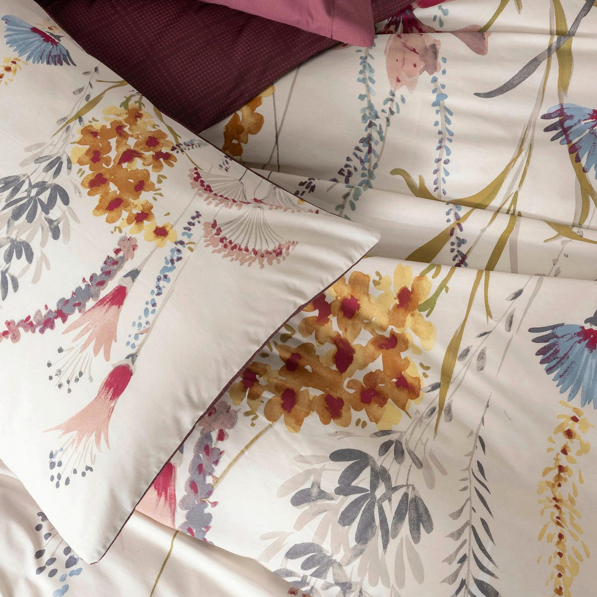 BETTWÄSCHE 135/200 cm  - Rot, Basics, Textil (135/200cm)