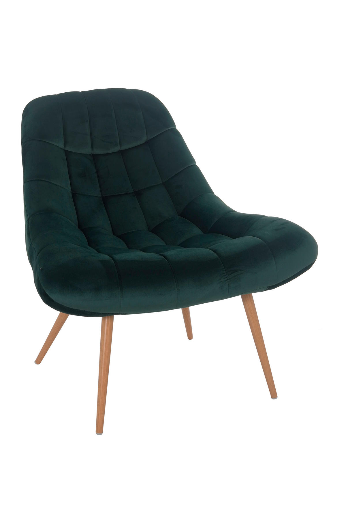 XXL-SESSEL - Naturfarben/Grün, MODERN, Textil/Metall (76/85,6/85,6cm) - Livetastic