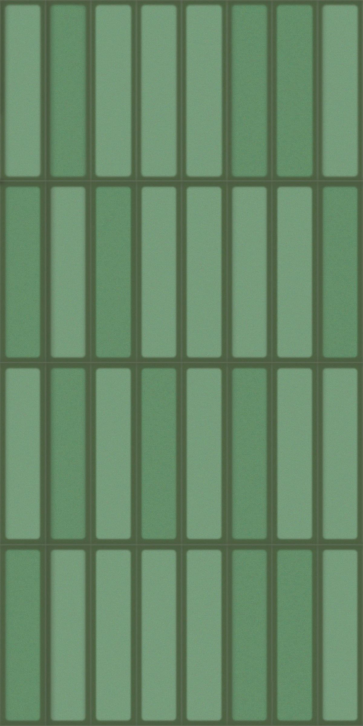 WANDPANEEL Revêt Design-Wandfliesen 3 Stück Grün  - Grün, MODERN, Kunststoff (120/60/0,37cm)