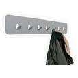 HAKENLEISTE  in Grau  - Grau, Design, Metall (70/10/3cm) - Xora