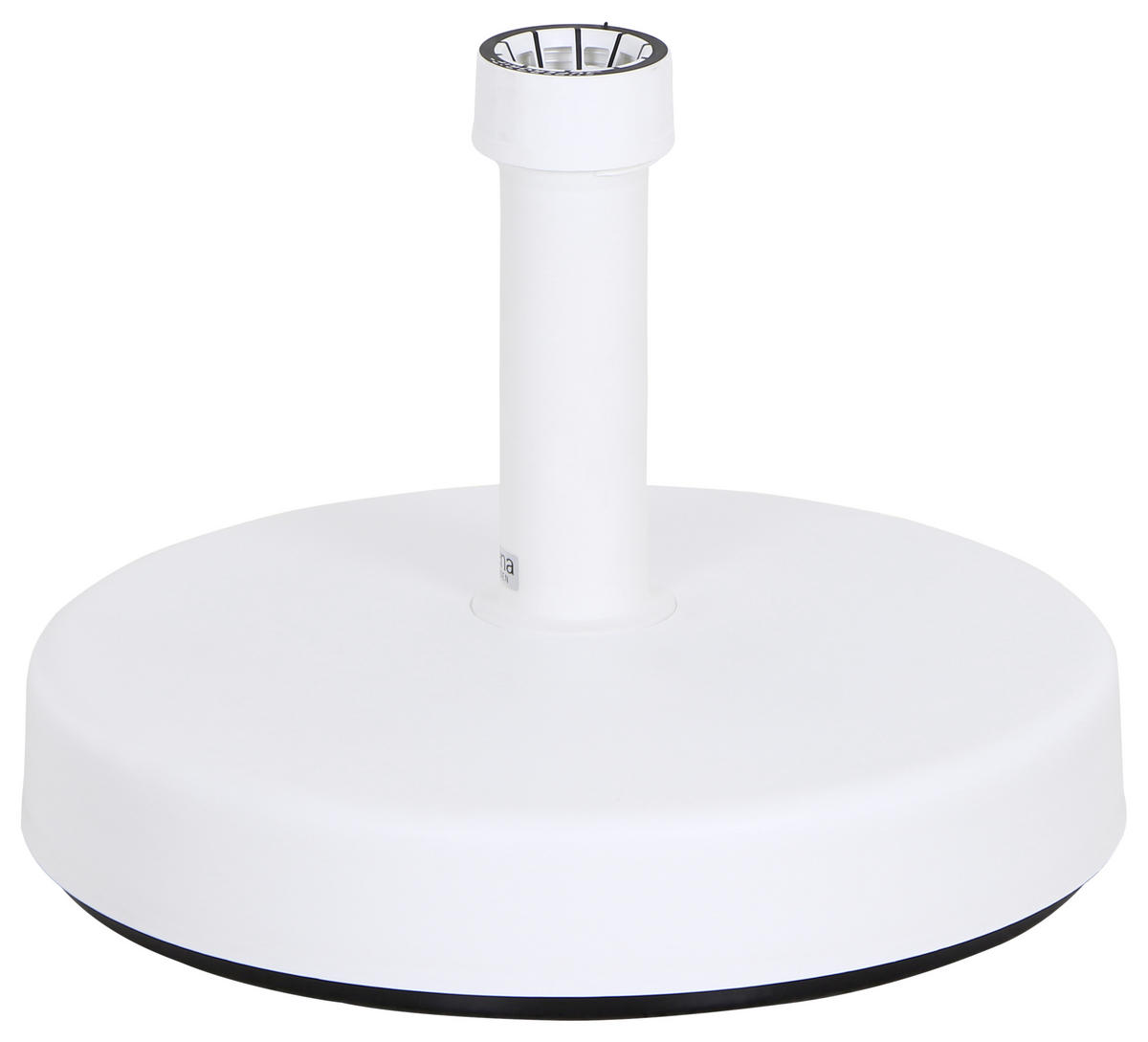 SONNENSCHIRMSTÄNDER - Weiß, KONVENTIONELL, Kunststoff (46/11/46cm) - Siena Garden