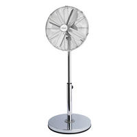 STANDVENTILATOR - Chromfarben, Basics, Metall (44,5/39/90-129cm) - Mican