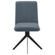 STUHL Webstoff Anthrazit, Schwarz  - Anthrazit/Schwarz, Design, Textil/Metall (46,5/87/64cm) - Voleo