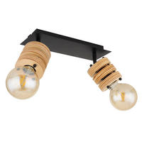 STRAHLER Angeline 31/8,8/17,5 cm   - Schwarz/Braun, KONVENTIONELL, Holzwerkstoff/Metall (31/8,8/17,5cm) - Globo