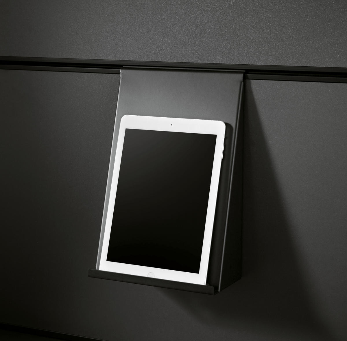 EINBAUKÜCHE SILVIA  - Rot/Schwarz, Design, Holzwerkstoff - Novel