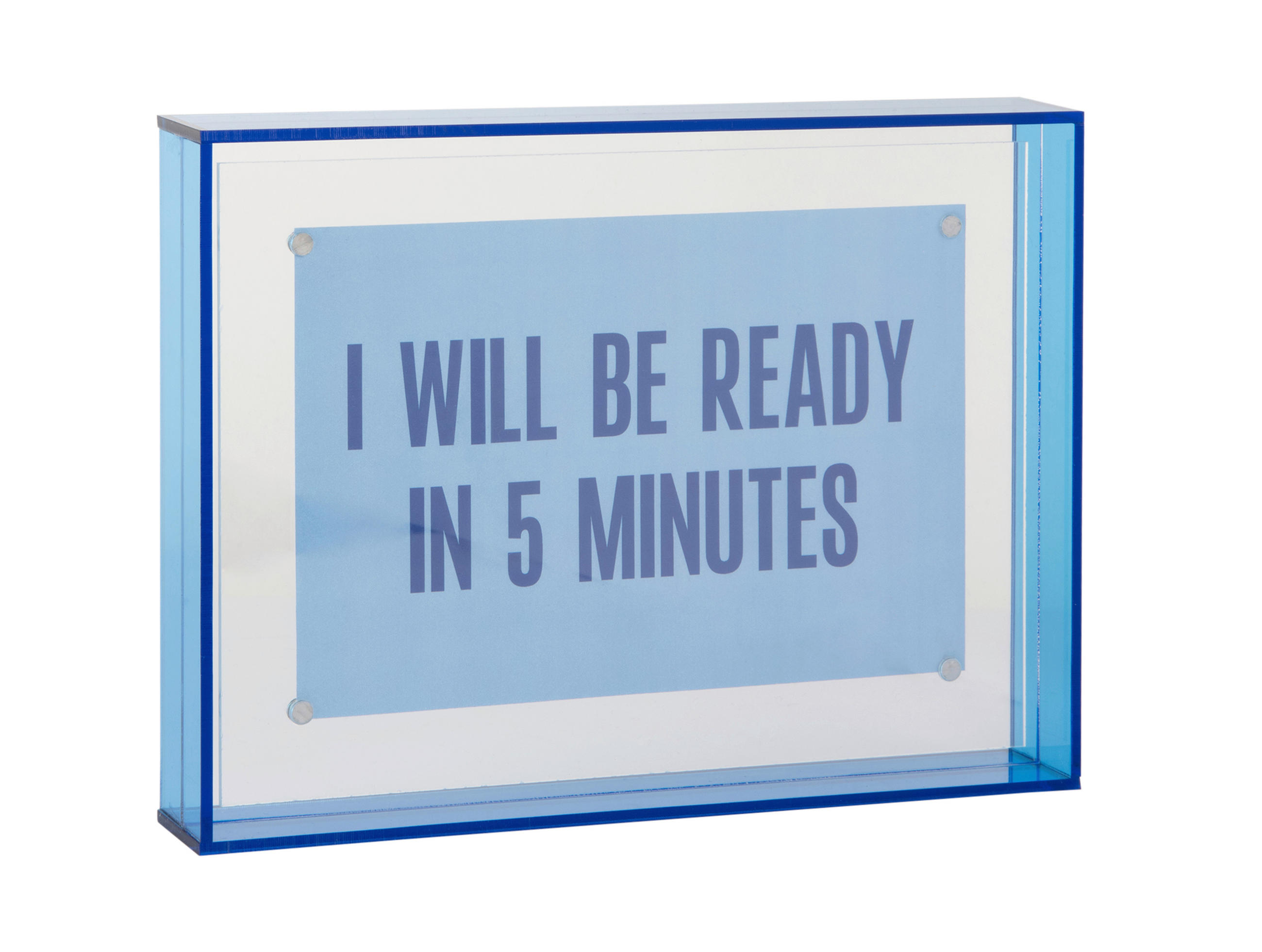 FOTORAHMEN - Dunkelblau, Basics, Kunststoff (14/19cm) - Present Time